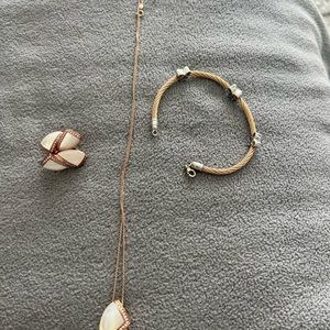 Rose gold Jewelry set